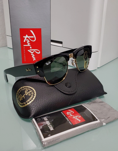 Pre-owned Ray Ban Rb0316s Mega Clubmaster 901/31 50-21/ 145 Unisex Sunglasses ( Mint) In Green