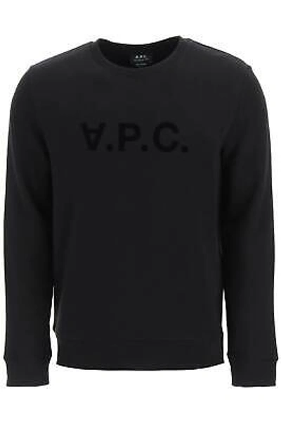Pre-owned Apc Sweatshirt Hoodie A.p.c. Men Size M Cofaxh27378 Lzz Black