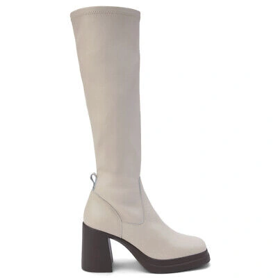 Pre-owned Matisse Delaney Platform Womens White Casual Boots Delaney-286