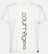 Courrèges Courreges Women T-shirt With Logo In Neutral