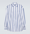 OUR LEGACY BORROWED STRIPED COTTON SHIRT