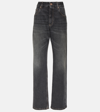 Brunello Cucinelli High-rise Wide-leg Jeans In Blue