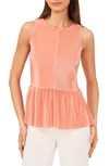 Halogen Sleeveless Peplum Top In Canyon Sunset