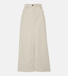 BRUNELLO CUCINELLI COTTON CORDUROY MAXI SKIRT