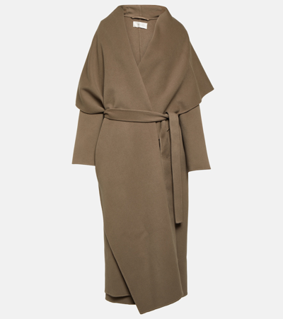 The Row Adia Cashmere Coat In Beige