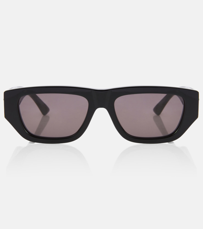 Bottega Veneta Bolt Rectangular Sunglasses In Black