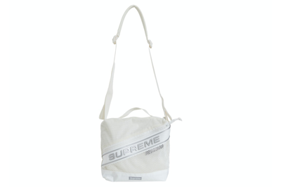 Pre-owned Supreme Logo Shoulder Bag White