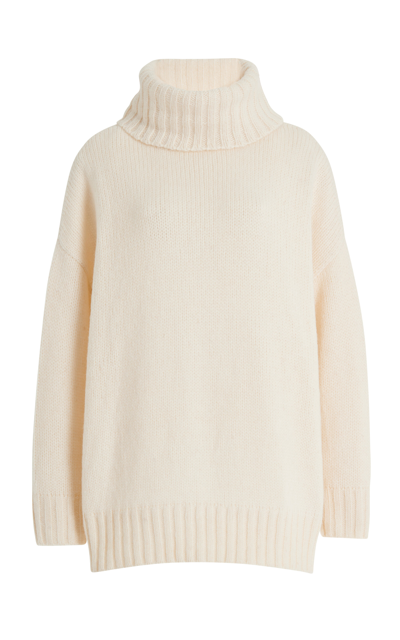 Jenni Kayne Alpaca Cocoon Turtleneck In Ivory