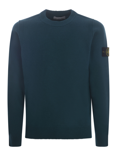 Stone Island Sweater  In Blue