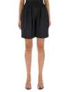 Alexander Wang Layered Boxer Shorts With Stretch Low Waist In Black
