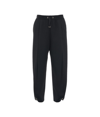 Herno Drawstring Straight-leg Trousers In Black