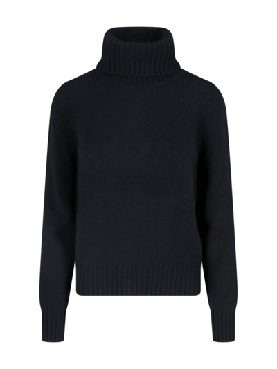 Polo Ralph Lauren Turtleneck Long In Black