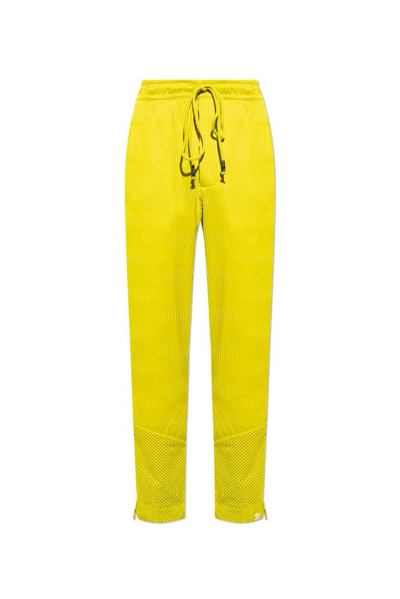 Adidas Originals X Song For The Mute Panelled Drawstring Trousers In Yellow