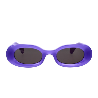 Off-white Sunglasses In Viola
