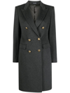 Tagliatore Women Parigi Double Breasted Coat In Grey