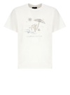 Botter Rhinestone-embellished Graphic-print T-shirt In White