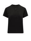 Courrèges T-shirt With Logo In Black