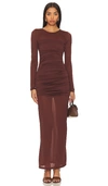 L'academie Kleid Alma In Brown