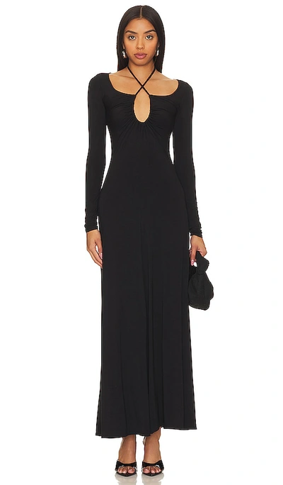 L'academie Kleid Veanna In Black