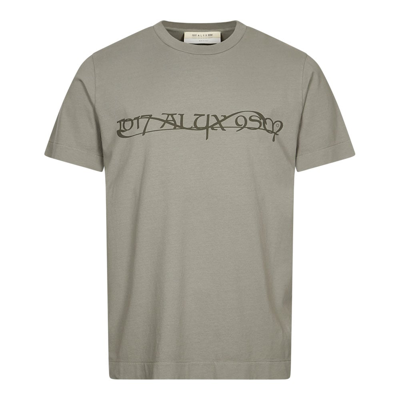 Alyx Gray Graphic T-shirt In Grey