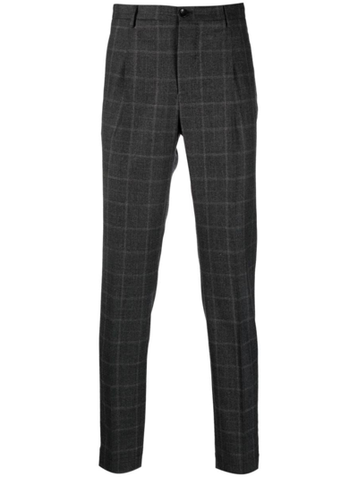 Incotex Trousers With One Pence Clothing In Grey