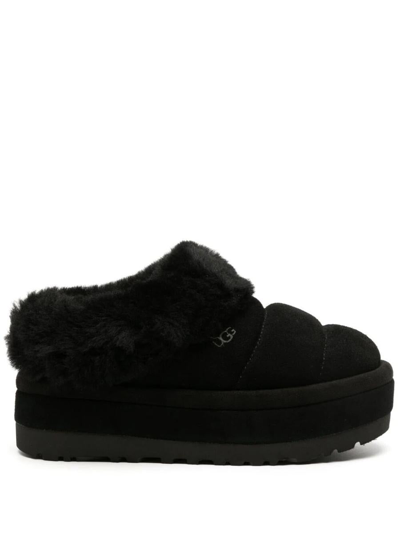 Ugg Tazzlita Shearling-lined Slippers In Black