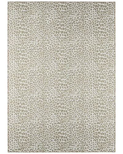 Addison Rugs Safari Indoor/outdoor Washable Rug In Taupe