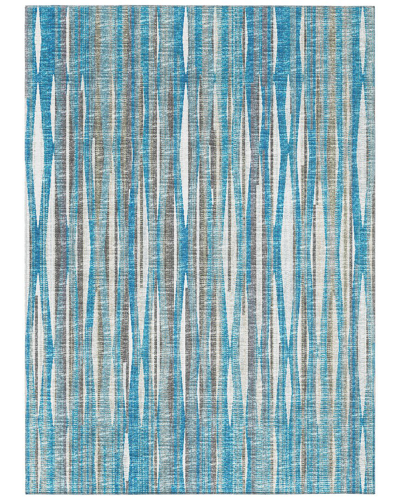 Addison Rugs Waverly Indoor/outdoor Washable Rug In Blue
