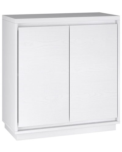 Abraham + Ivy Presque 30in Wide Rectangular Accent Cabinet In White