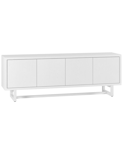 Abraham + Ivy Cutler Rectangular Tv Stand For Tvs Up To 75in In White