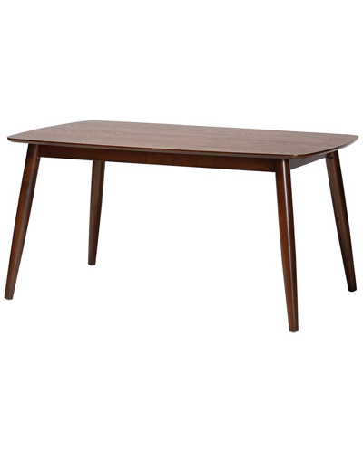 Baxton Studio Flora Mid-century Modern Dining Table