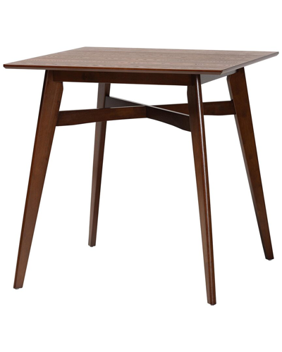 Baxton Studio Leena Mid-century Modern Counter Height Pub Table