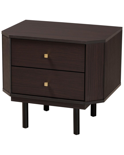 Baxton Studio Norwood Modern Two-tone 2-drawer End Table