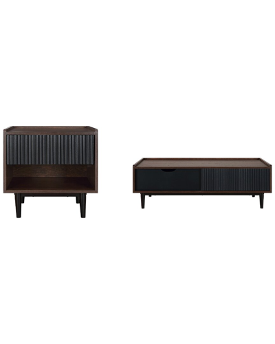 MANHATTAN COMFORT MANHATTAN COMFORT DUANE END TABLE & COFFEE TABLE
