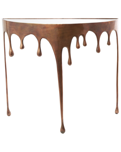 Peyton Lane Shaded Glass-top Drip Console Table
