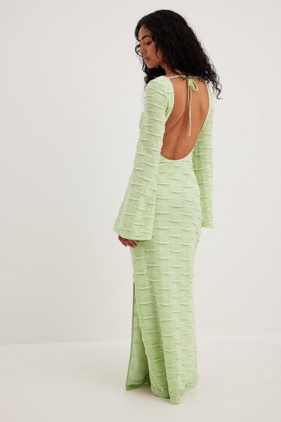 nakd backless dress Pietro V-Neck Backless Maxi Dress In Black – Night Novas main image 1
