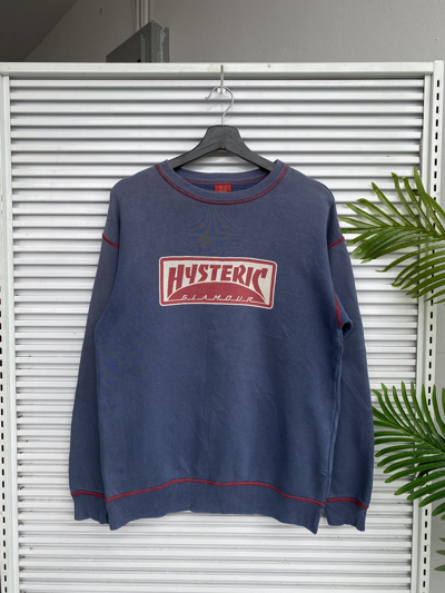 Pre-owned Hysteric Glamour X Vintage Hysteric Glamour X Thrasher Crewneck In Blue