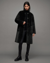 Allsaints Serra 2-in-1 Reversible Shearling Coat