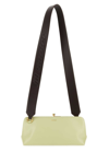 Jil Sander Goji Logo Lettering Shoulder Bag In Green