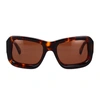Off-white Sunglasses In Havana