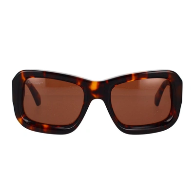 Off-white Sunglasses In Havana