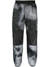 OVER OVER GREY ABSTRACT-PATTERN TRACK PANTS