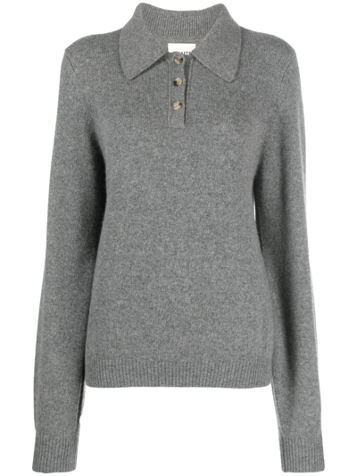 Khaite Joey Cashmere Sweater In Grey