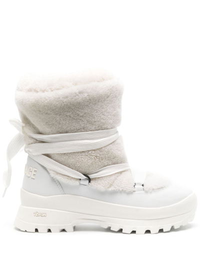 Mackage Conquer Shearling-lining Snow Boots In White