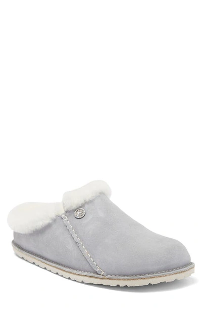 Birkenstock Women's Zermatt Shearling Clog Slippers In Stone Coin