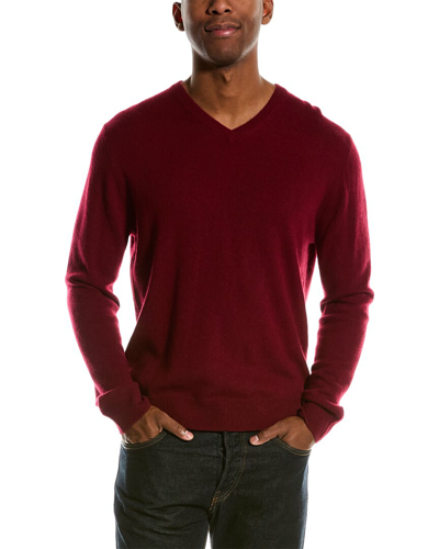Magaschoni Tipped Cashmere Sweater In Red