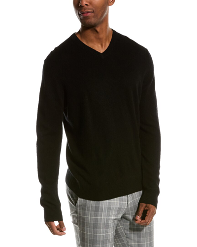 Magaschoni Tipped Cashmere Sweater In Black