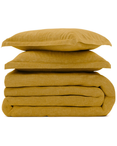 Rebecca Minkoff Soft Linen-blend 3pc Duvet Cover Set