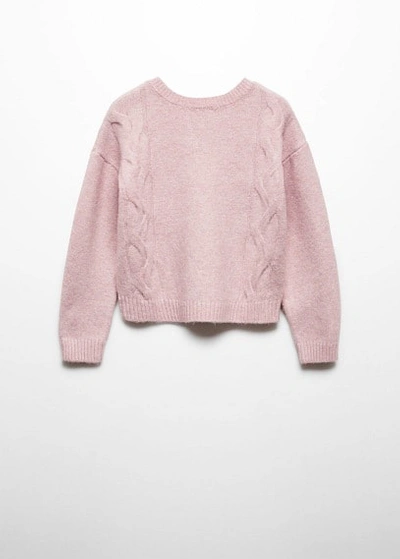 Mango Kids' Sweater Pink