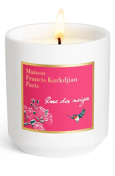 Maison Francis Kurkdjian Rose Des Neiges Scented Candle